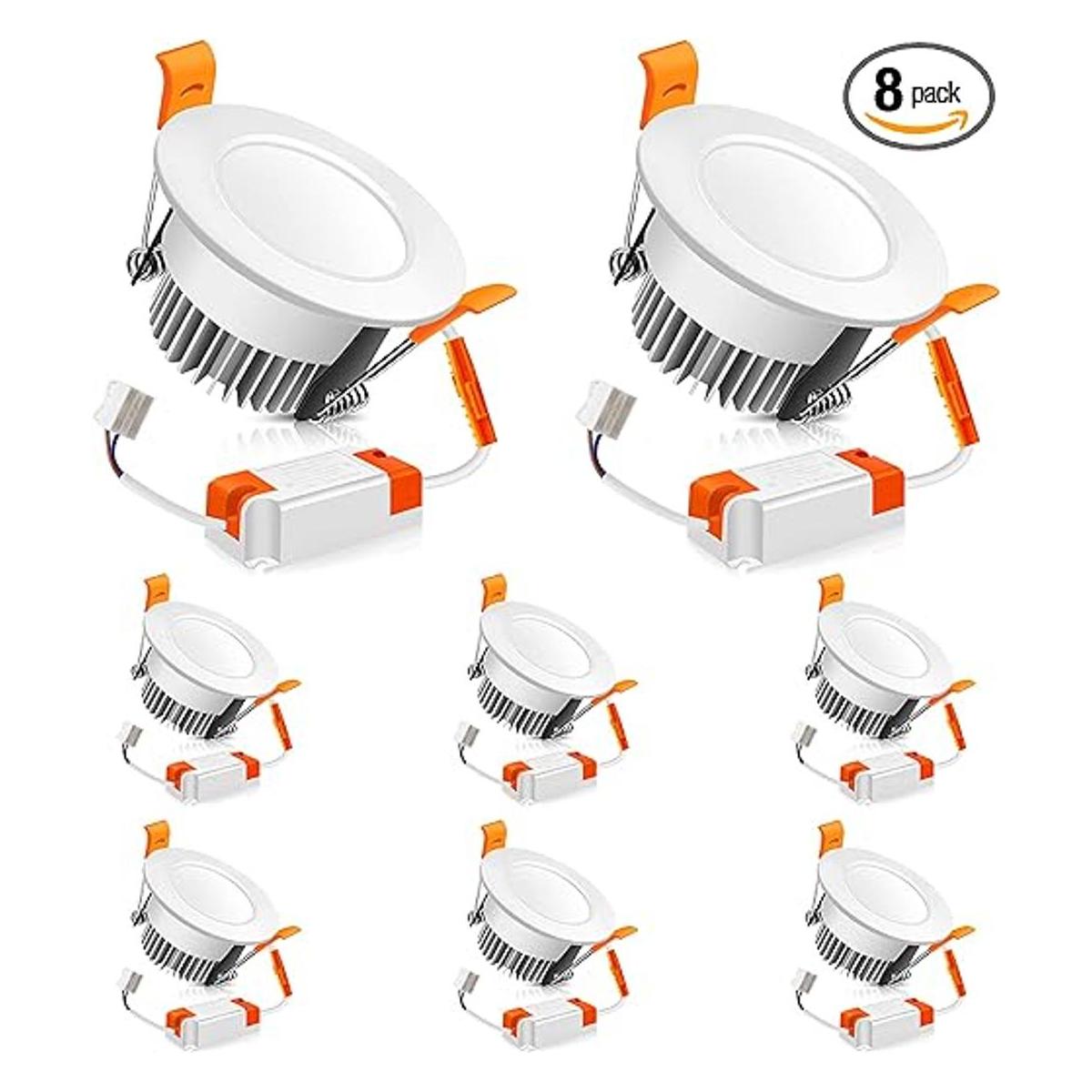Iluminación LED empotrada de 2 pulgadas luz descendente