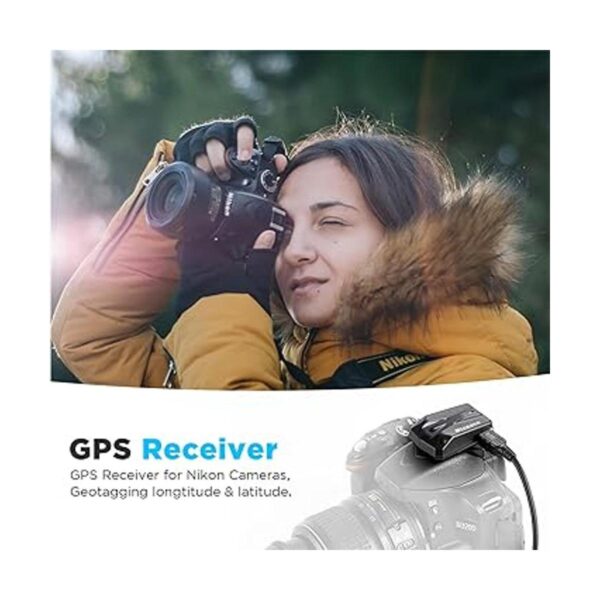 Micnova GPSN PLUS Receptor GPS para cámara Nikon D3100