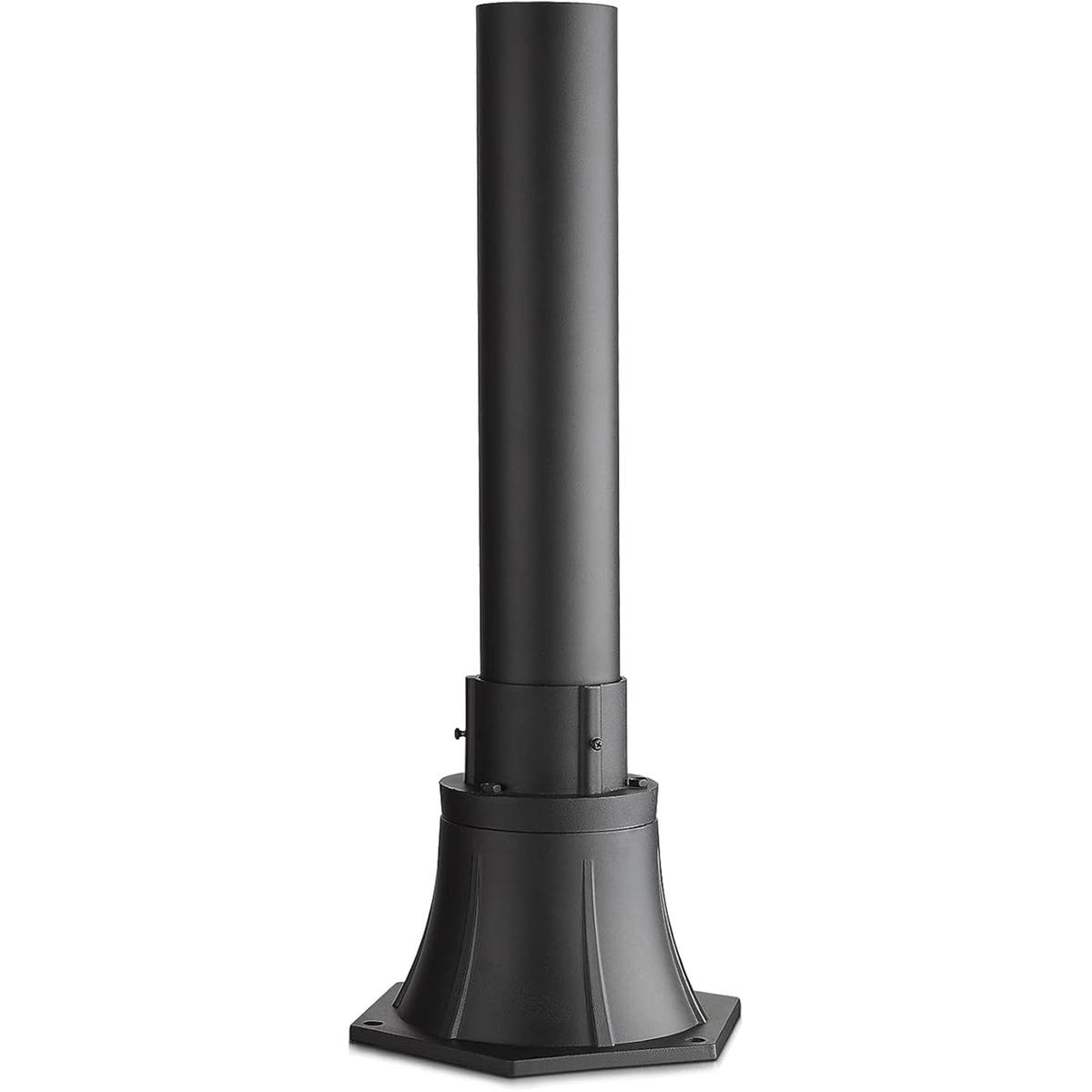HW39PA BK Poste de luz exterior con base poste de