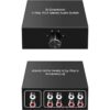 Conmutador de audio bidireccional de 4 puertos canal de_1