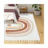 JBNJANKDAV Alfombra bohemia escandinava con estampado de_3