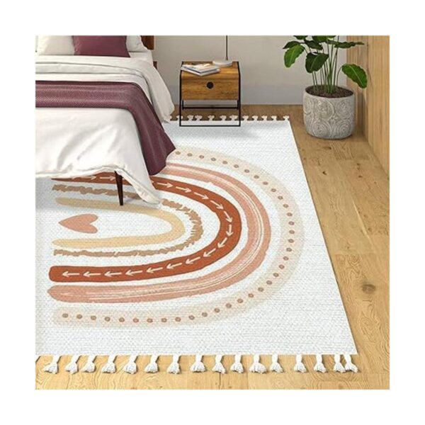 JBNJANKDAV Alfombra bohemia escandinava con estampado de_3