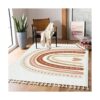 JBNJANKDAV Alfombra bohemia escandinava con estampado de_1
