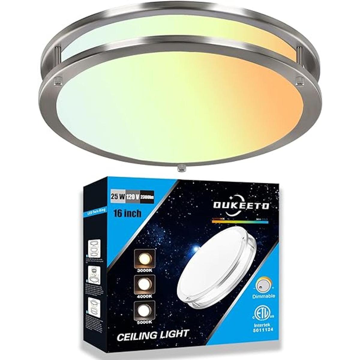 Lámpara de techo LED empotrada Lámpara de techo de 16