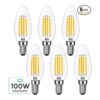Luxrite Candelabra Bombillas LED equivalentes a 100_1