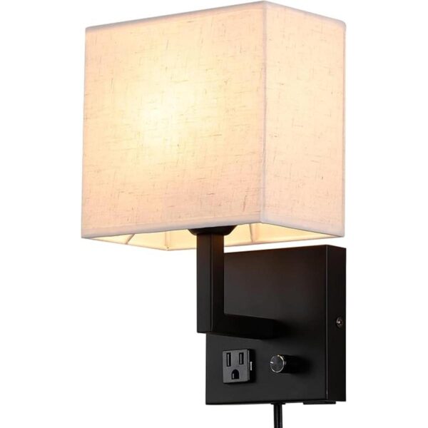 Lámpara de pared con candelabro de pared con puerto de_1