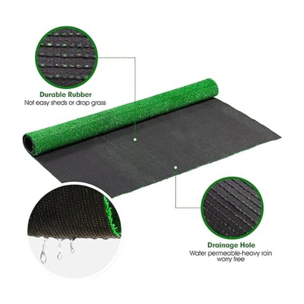 CooZero Hierba artificial gran césped artificial de 6.5 x