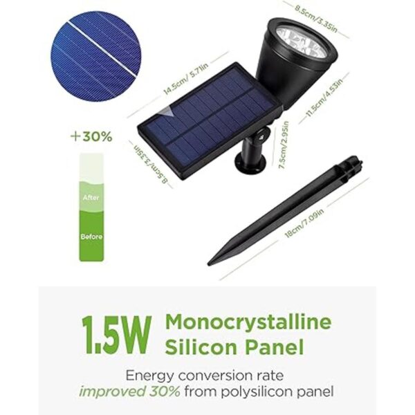 InnoGear Luces solares para exteriores luces solares_5