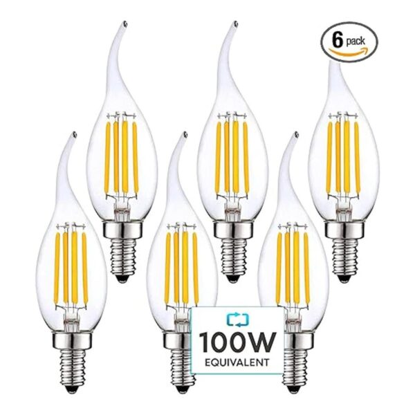 Luxrite Candelabra Bombillas LED equivalentes a 100 W_1