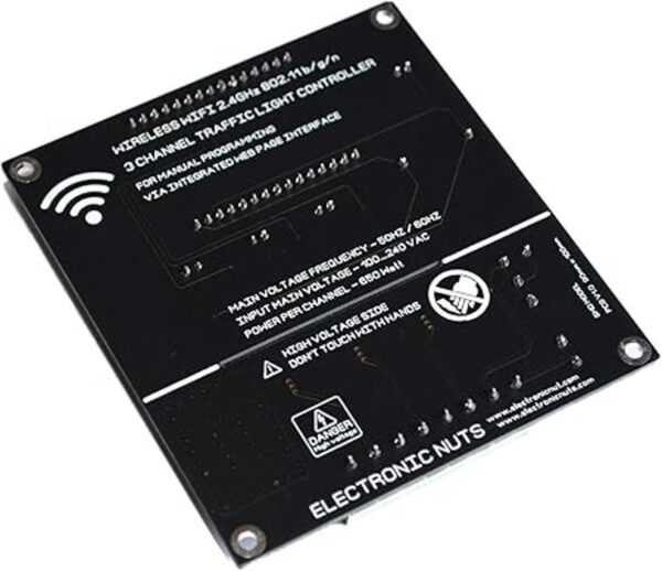 ElectronicNuts Controlador de señal de tráfico WiFi de 3_5