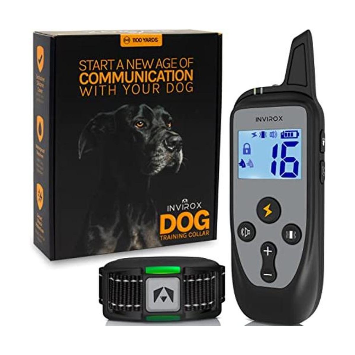 INVIROX Collar de choque para perros grandes edición