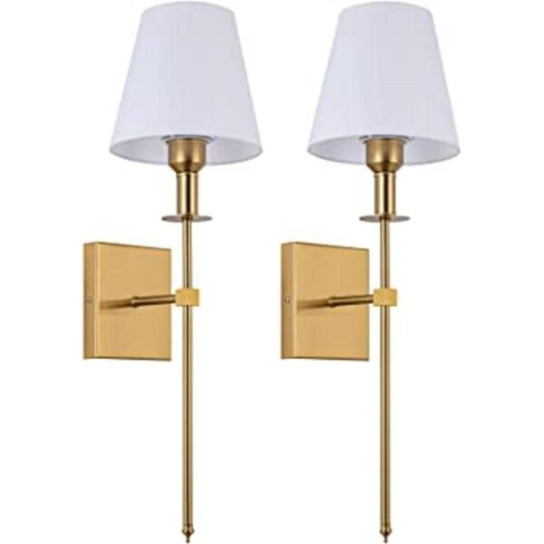 Apliques de pared con pilas juego de 2 lámparas de pared