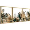 Loomarte Arte de pared de plantas enmarcadas diseño_1