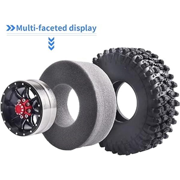 CrazyHobby RC 1.9 neumáticos y ruedas Beadlock para_2