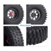 CrazyHobby RC 1.9 neumáticos y ruedas Beadlock para_4
