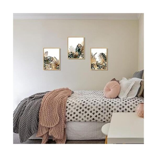 Loomarte Arte de pared de plantas enmarcadas diseño_4