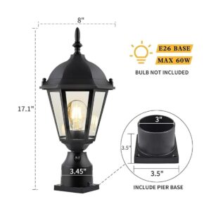 Eliphil Luz de poste al aire libre del atardecer al