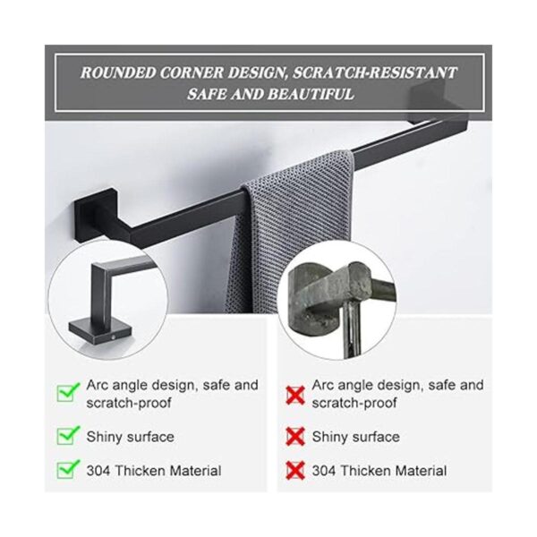 Juego de accesorios de baño de 5 piezas incluye toallero_3