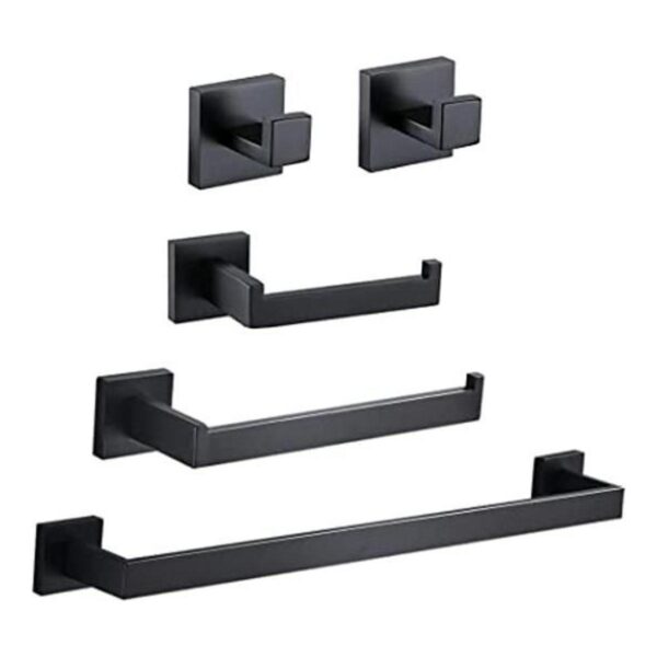 Juego de accesorios de baño de 5 piezas incluye toallero_1