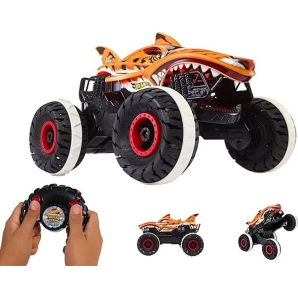 Hot Wheels Monster Trucks auto de control remoto juguete_1
