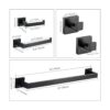 Juego de accesorios de baño de 5 piezas incluye toallero_5