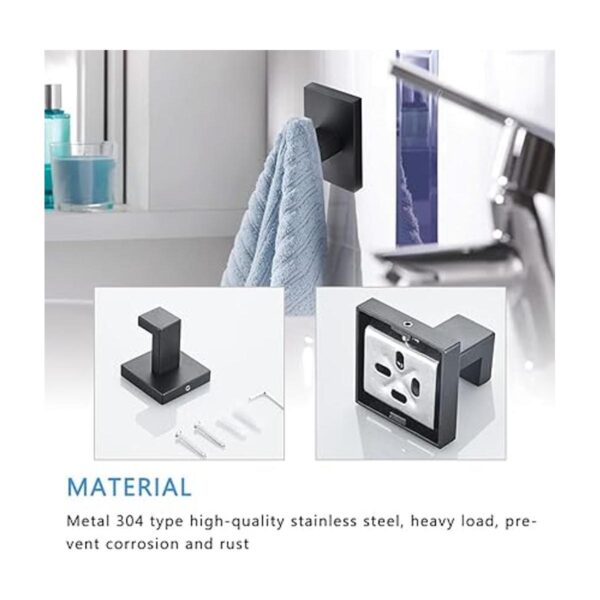 Juego de accesorios de baño de 5 piezas incluye toallero_2