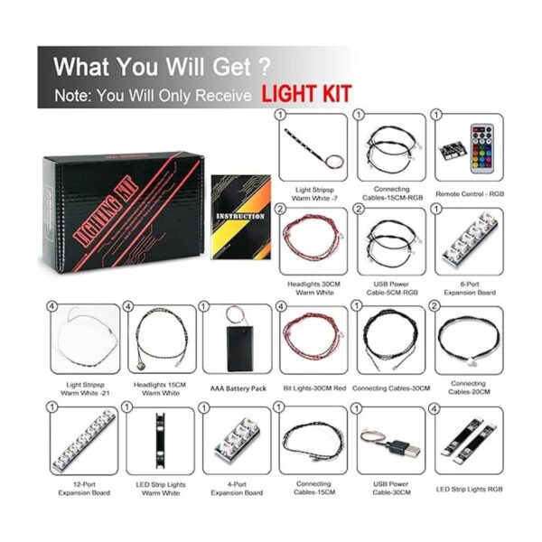 LMTIC Kit de iluminación de control remoto para Lego_3