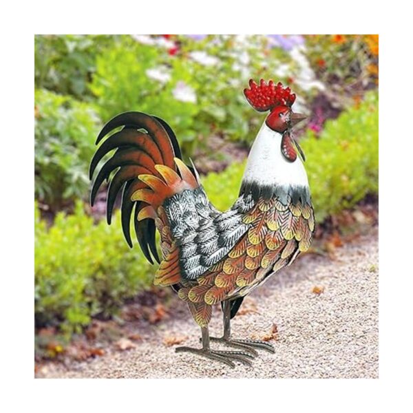 Kircust Estatuas y escultura de gallo de jardín arte de_2