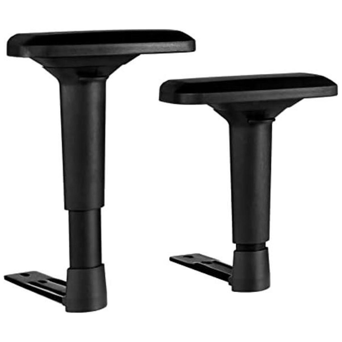 Frassie Par de reposabrazos de silla ajustable en altura