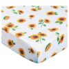 La Premura Juego de ropa de cama de cuna con girasol para