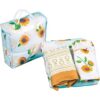 La Premura Juego de ropa de cama de cuna con girasol para