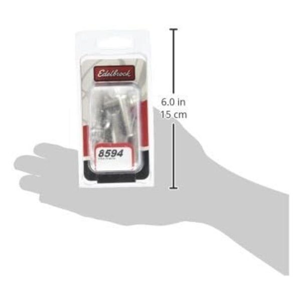 Edelbrock 8594 Kit de tornillos de entrada para 2191_3