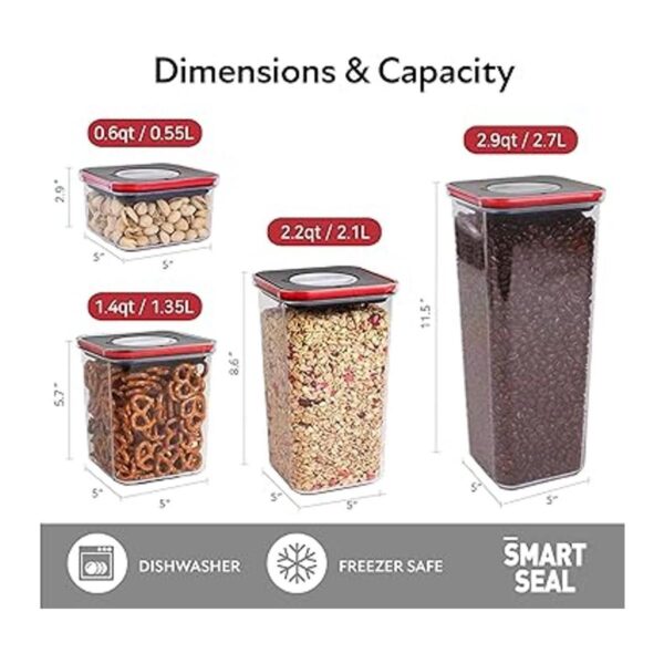 Neoflam Smart Seal Recipiente hermético para despensa de_6
