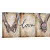 FuShvre 3 piezas de pintura a mano con texto en inglés_1