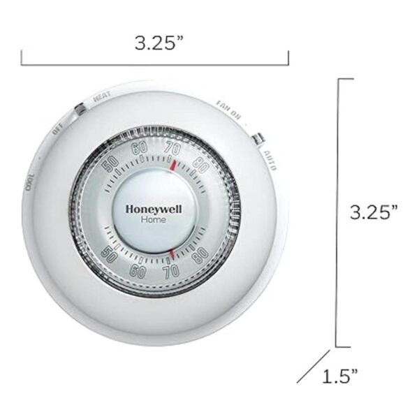 Honeywell YCT87N1006U termostato redondo fríocalor de_6