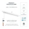 PARMIDA Iluminación LED para debajo del gabinete_2