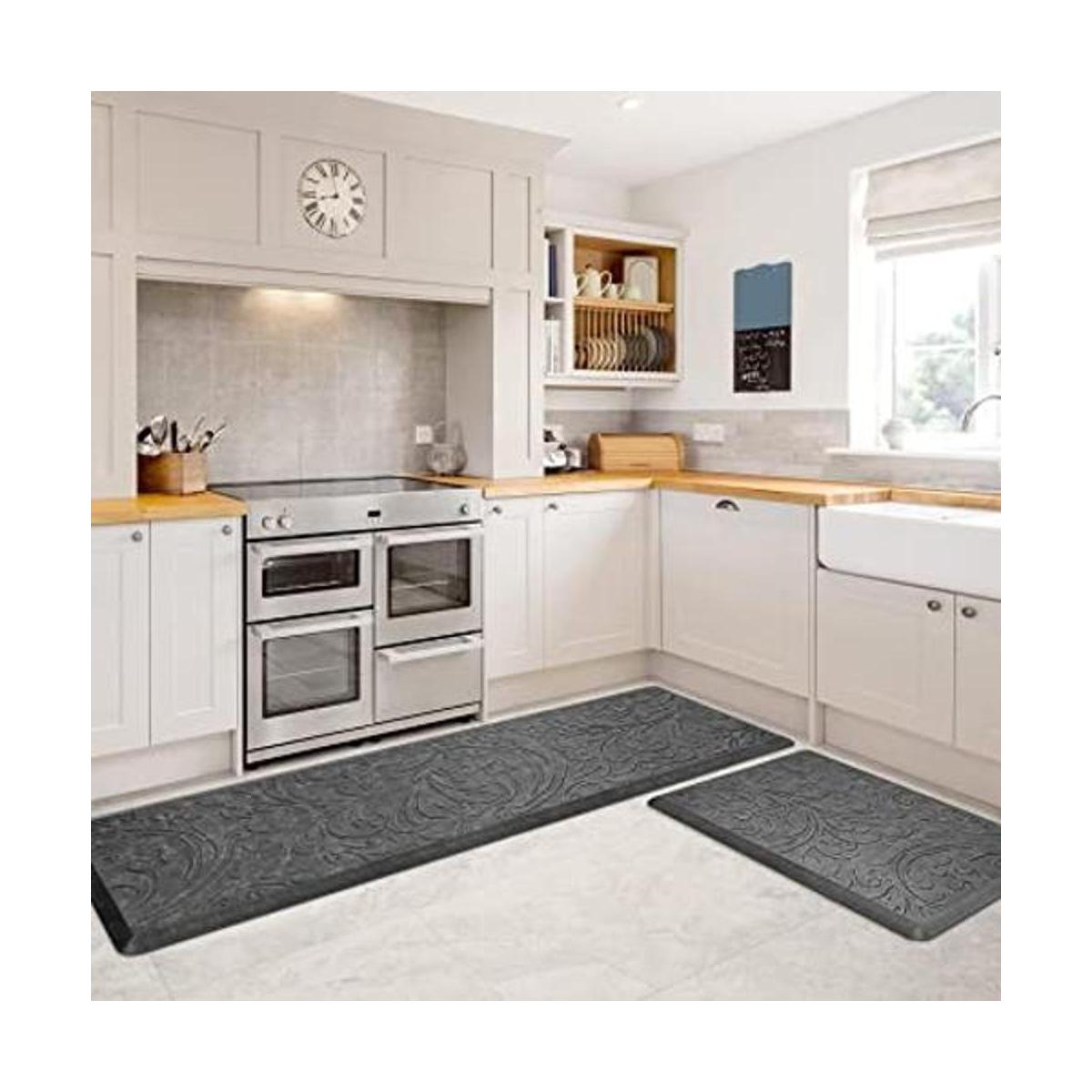 KMAT 2 alfombrillas de cocina acolchadas antifatiga