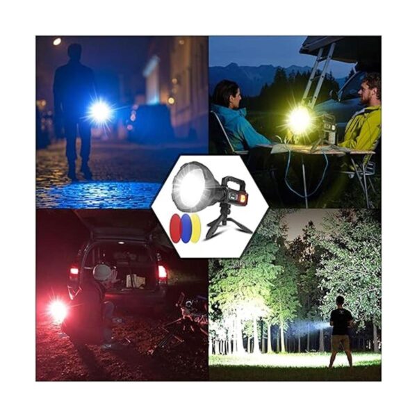 Linternas LED recargables de 10000 lúmenes altos luz de_6