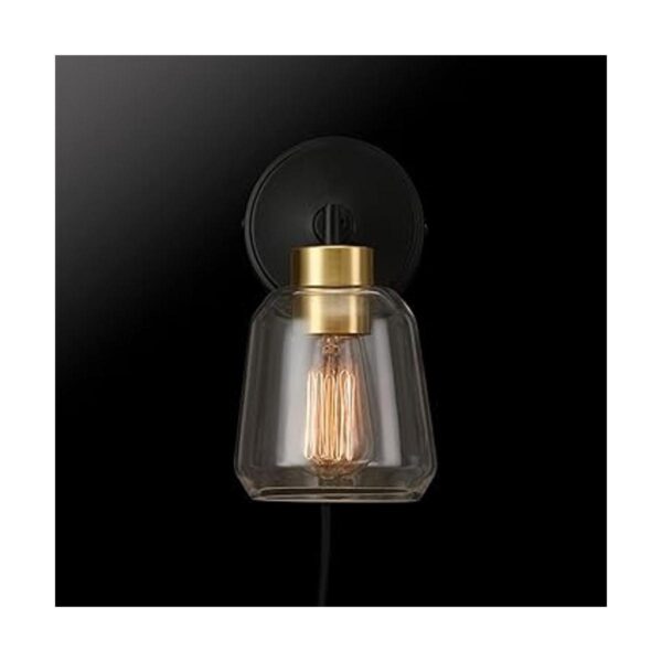 Globe Electric 52081 Aplique de pared de 1 luz enchufable