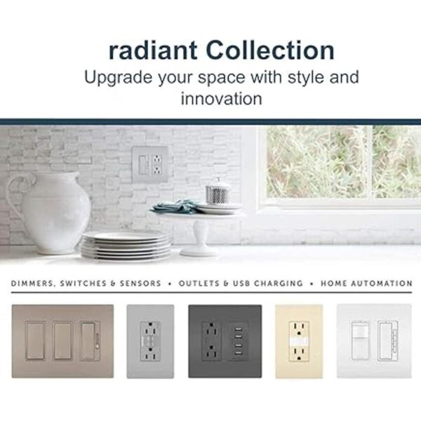 Legrand Radiante 15 Amp Decorator Outlet de pared con_5