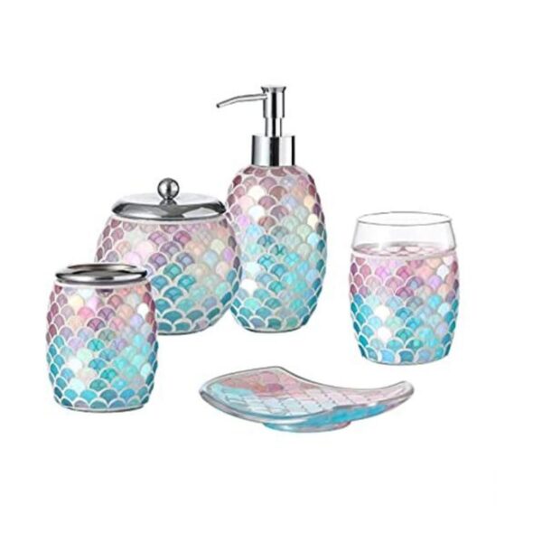 Motifeur Juego completo de accesorios de baño 5 piezas de