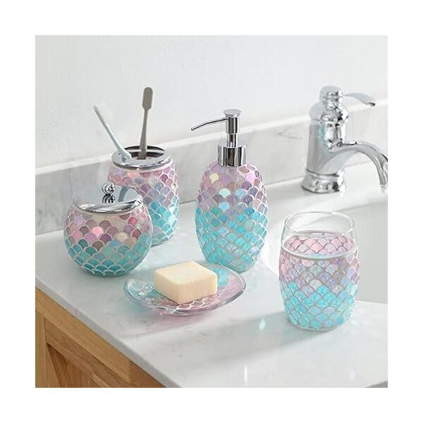 Motifeur Juego completo de accesorios de baño 5 piezas de
