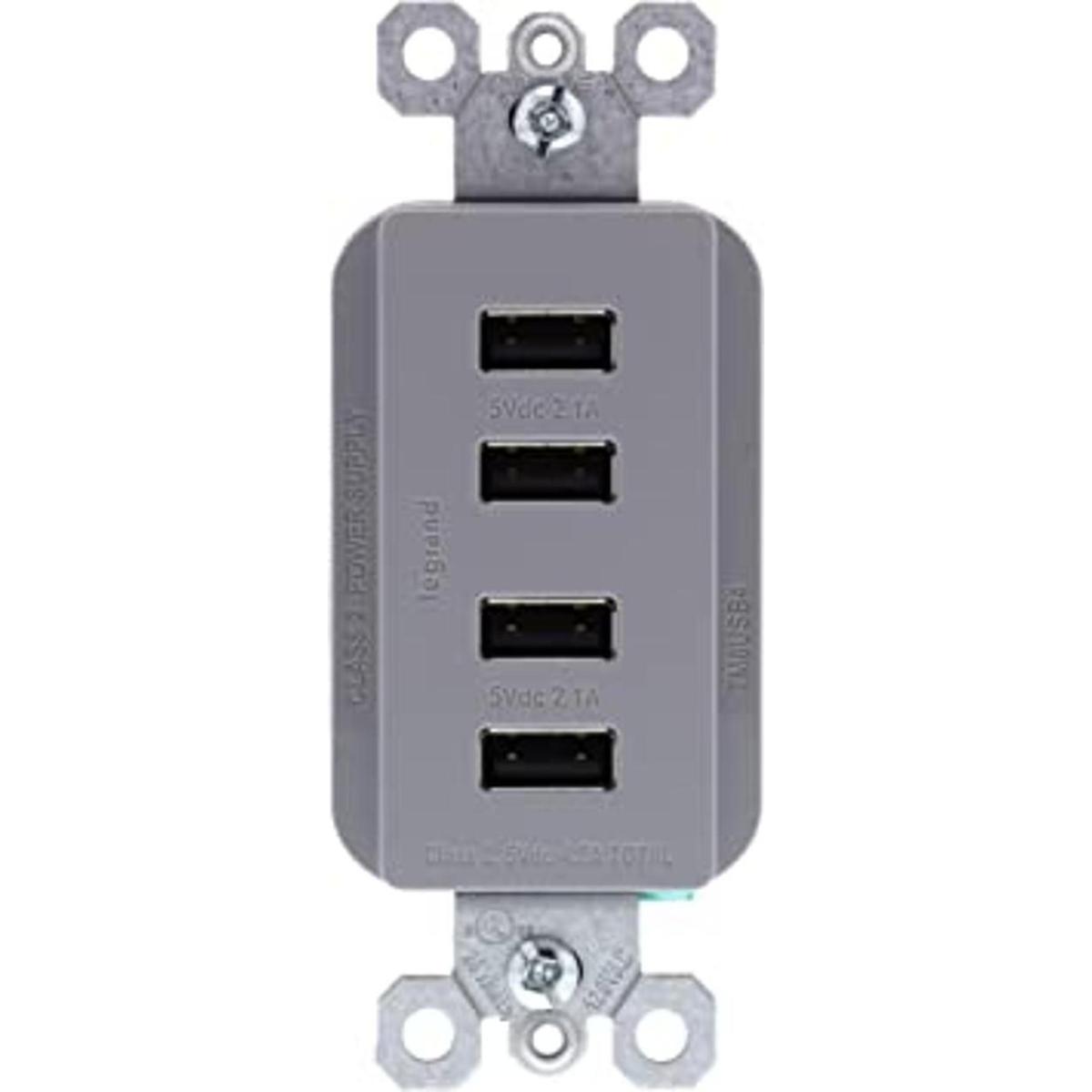 Legrand Radiante 15 Amp Decorator Outlet de pared con