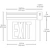 NICOR Lighting LED señal de salida de emergencia espejo_6