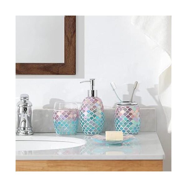 Motifeur Juego completo de accesorios de baño 5 piezas de