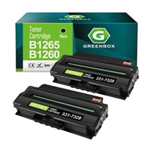GREENBOX Cartucho de tóner negro compatible 1260 de alto_1