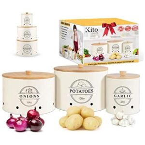 Kito Living Juego de recipientes para encimera de cocina_1