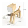 HROOME lámpara con forma de perro de madera con ajuste_4