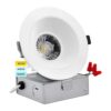 Luxrite Iluminación LED empotrable de 4 pulgadas con caja_1