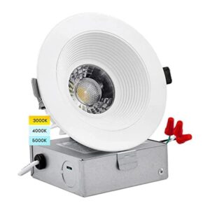 Luxrite Iluminación LED empotrable de 4 pulgadas con caja_1